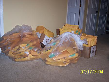 Packages ready 7/17/2004