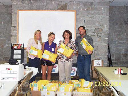 Packages ready 9/22/2004